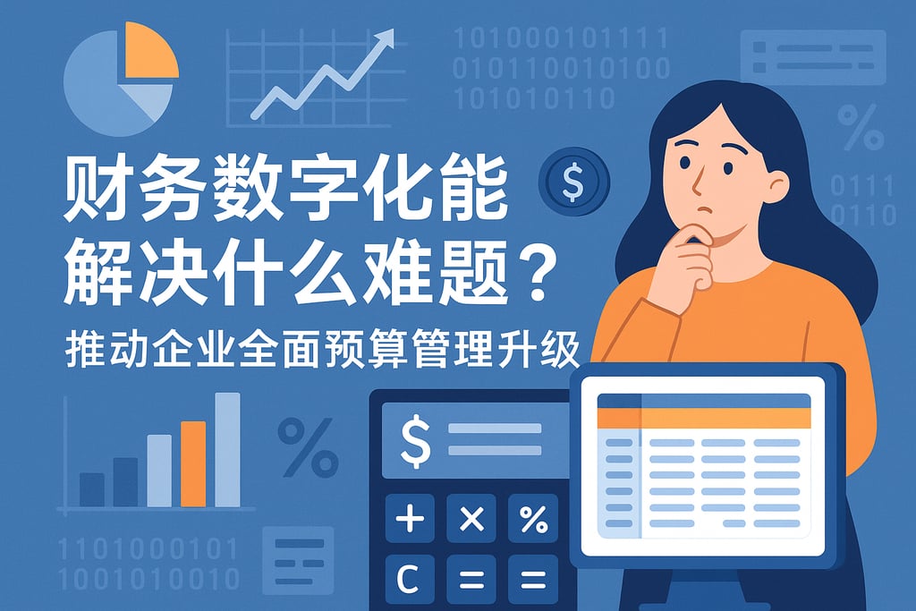 财务数字化能解决什么难题？推动企业全面预算管理升级