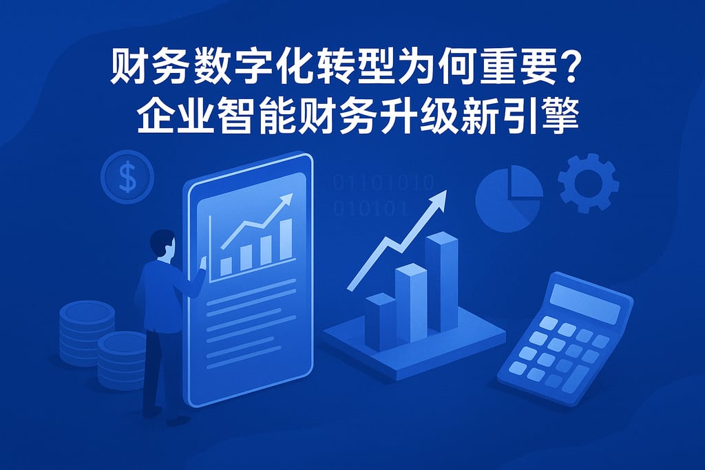 财务数字化转型为何重要？企业智能财务升级新引擎