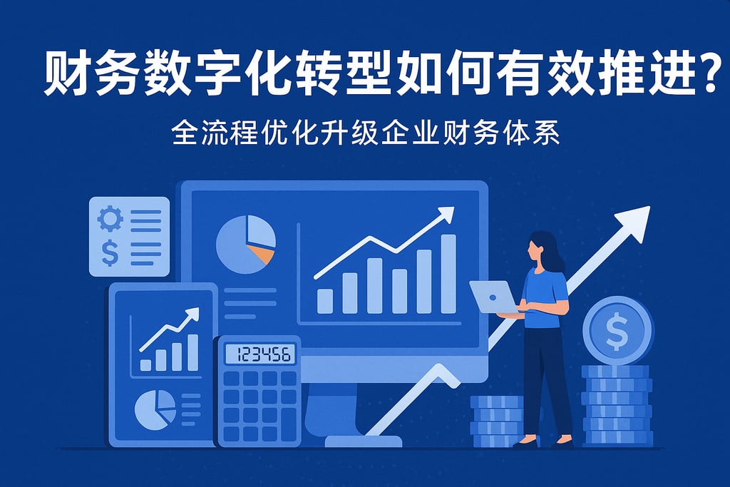 财务数字化转型如何有效推进？全流程优化升级企业财务体系