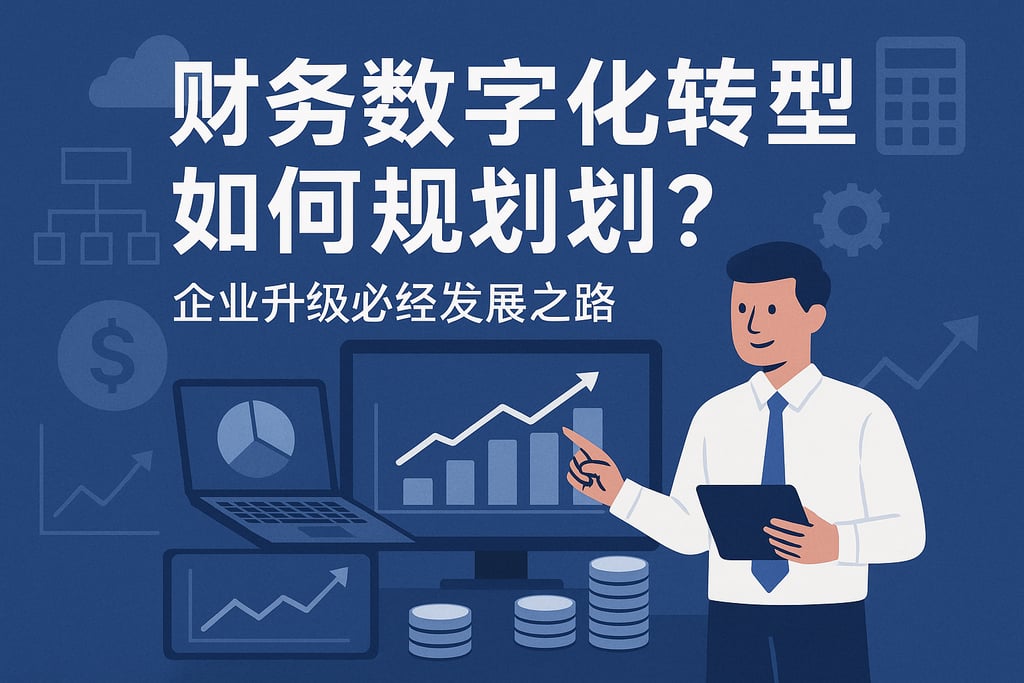 财务数字化转型如何规划？企业升级必经发展之路