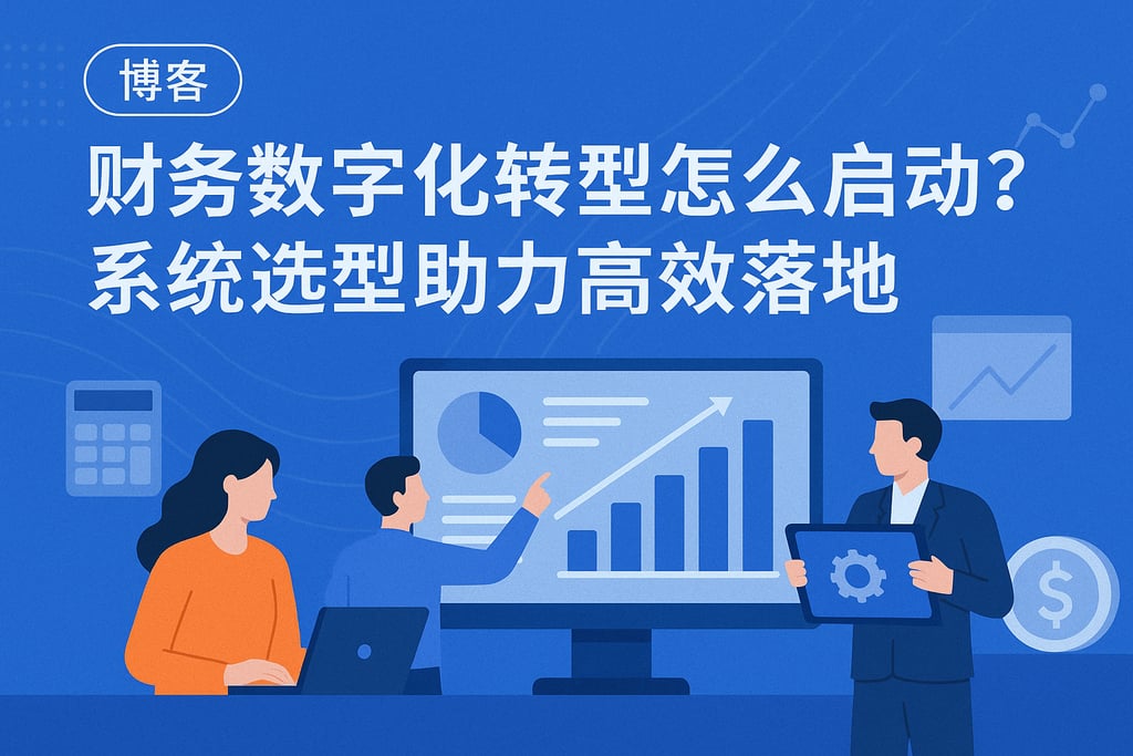财务数字化转型怎么启动？系统选型助力高效落地