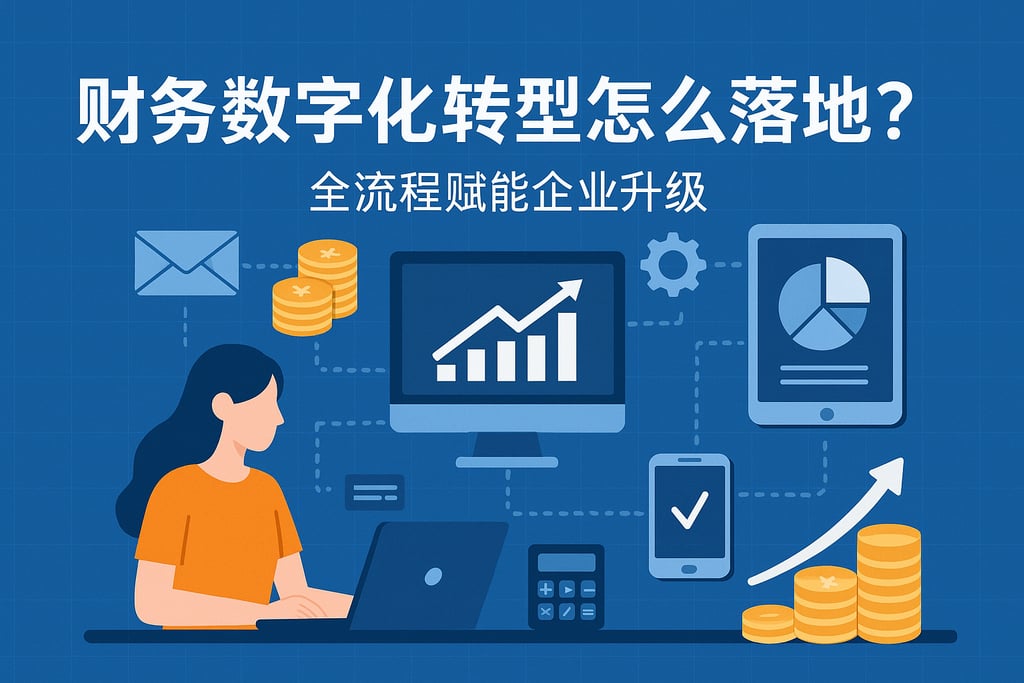 财务数字化转型怎么落地？全流程赋能企业升级