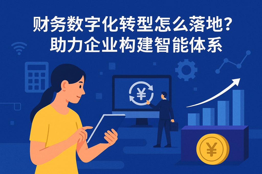 财务数字化转型怎么落地？助力企业构建智能体系
