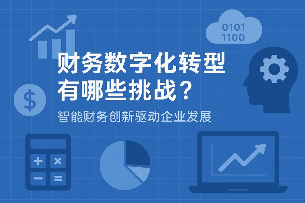 财务数字化转型有哪些挑战？智能财务创新驱动企业发展