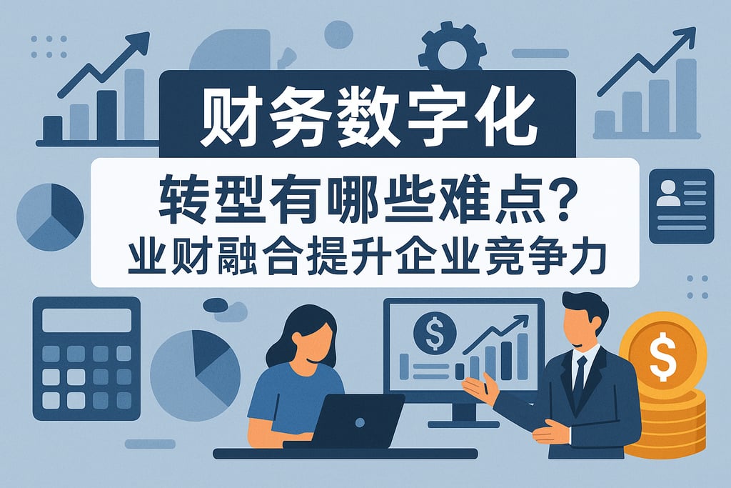 财务数字化转型有哪些难点？业财融合提升企业竞争力