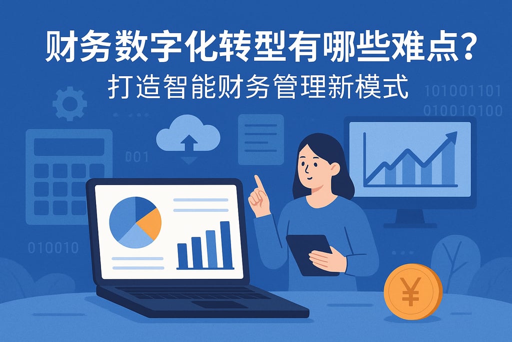 财务数字化转型有哪些难点？打造智能财务管理新模式