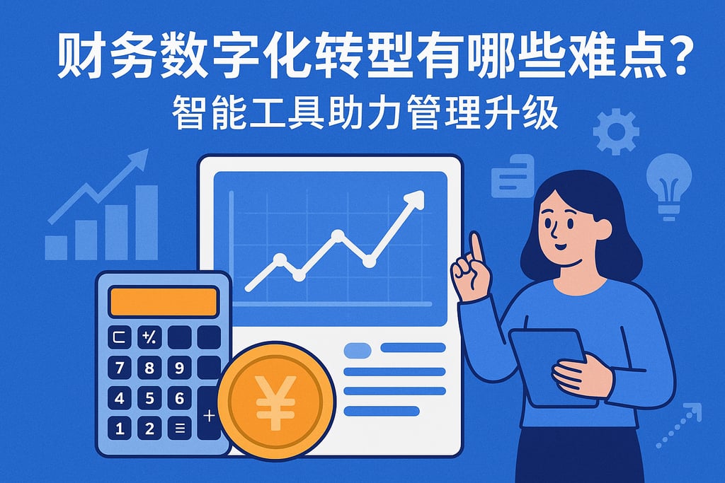 财务数字化转型有哪些难点？智能工具助力管理升级