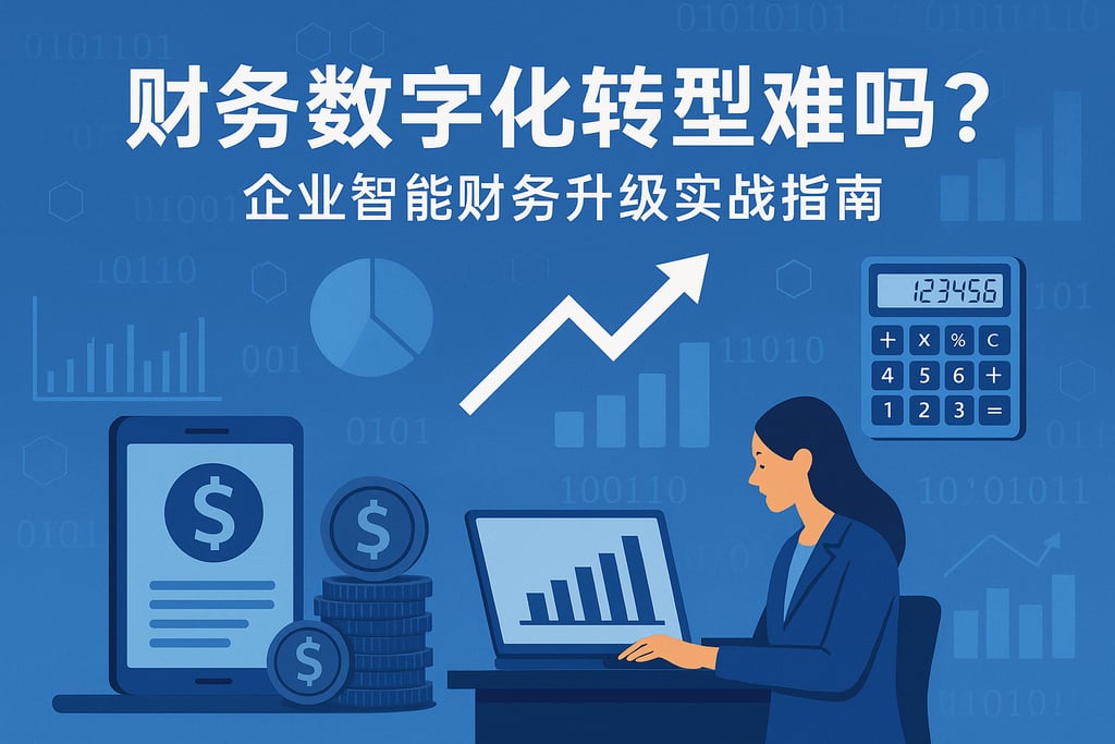 财务数字化转型难吗？企业智能财务升级实战指南