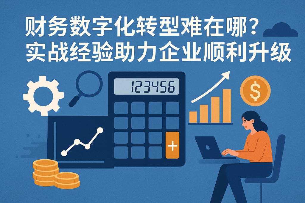 财务数字化转型难在哪？实战经验助力企业顺利升级
