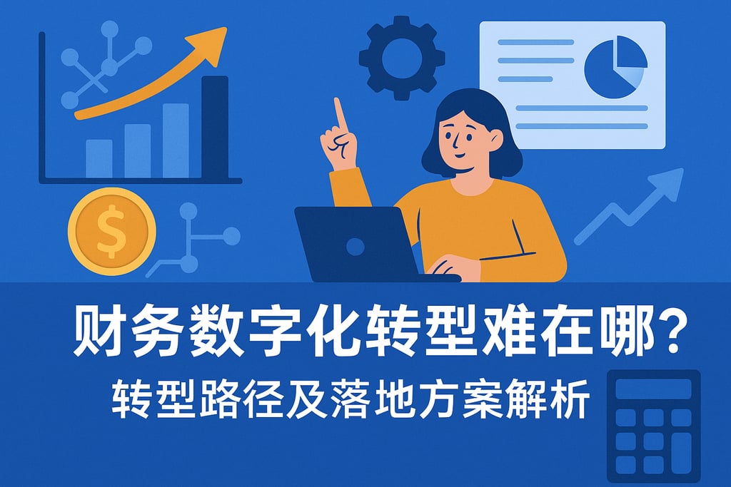 财务数字化转型难在哪？转型路径及落地方案解析