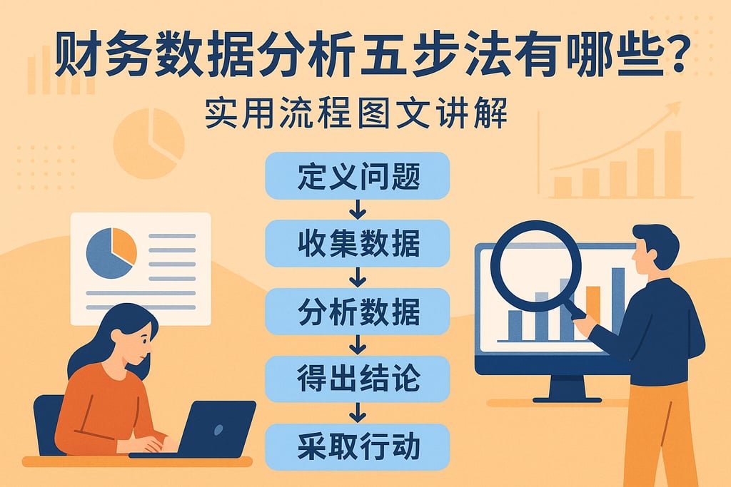 财务数据分析五步法是哪些？实用流程图文讲解