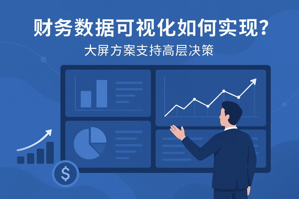 财务数据可视化如何实现？大屏方案支持高层决策