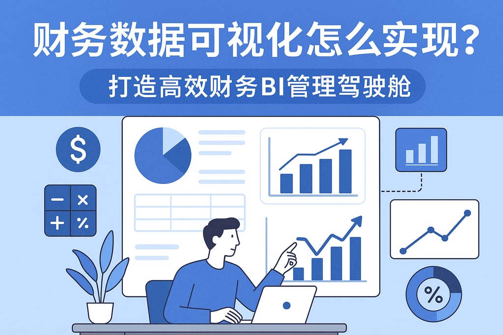 财务数据可视化怎么实现？打造高效财务BI管理驾驶舱