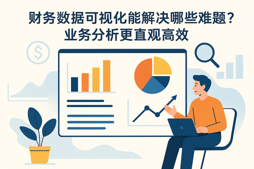 财务数据可视化能解决哪些难题？业务分析更直观高效