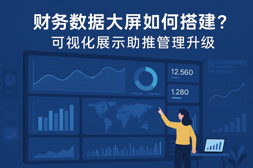 财务数据大屏如何搭建？可视化展示助推管理升级