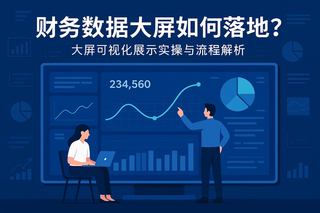 财务数据大屏如何落地？大屏可视化展示实操与流程解析
