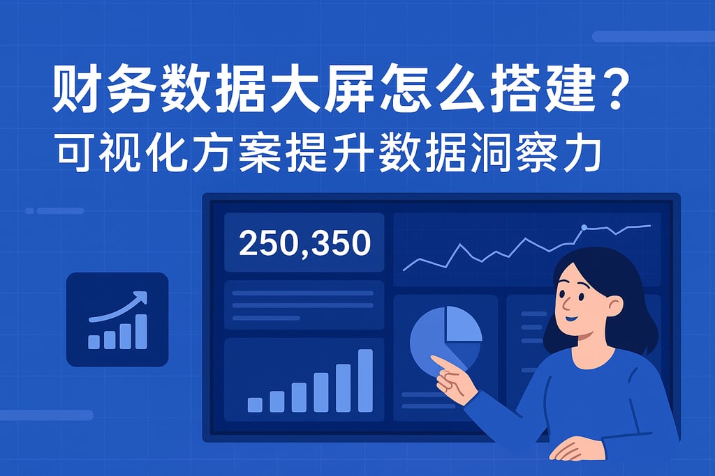财务数据大屏怎么搭建？可视化方案提升数据洞察力
