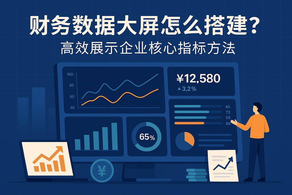 财务数据大屏怎么搭建？高效展示企业核心指标方法