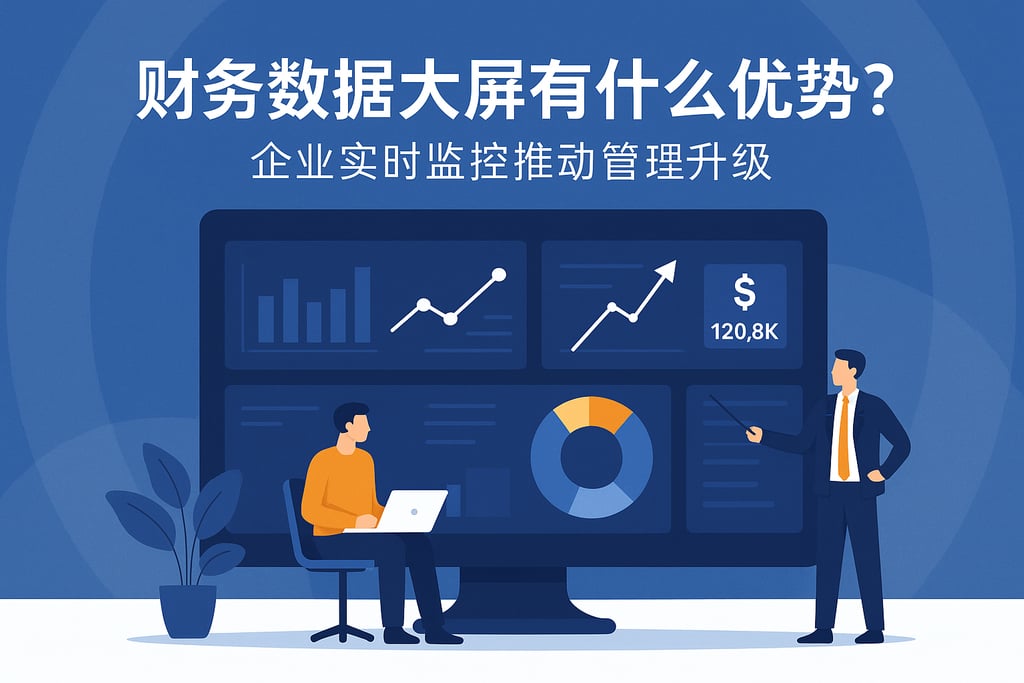财务数据大屏有什么优势？企业实时监控推动管理升级