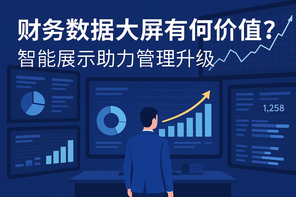 财务数据大屏有何价值？智能展示助力管理升级