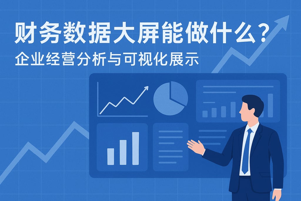财务数据大屏能做什么？企业经营分析与可视化展示