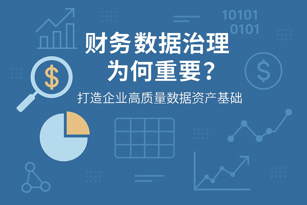 财务数据治理为何重要？打造企业高质量数据资产基础