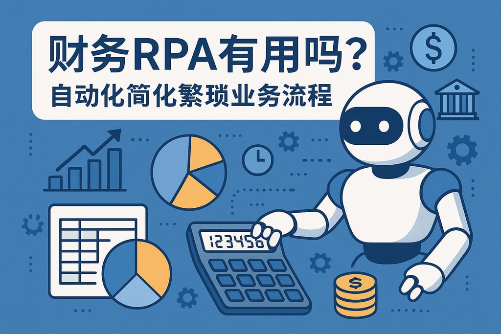 财务机器人RPA有用吗？自动化简化繁琐业务流程