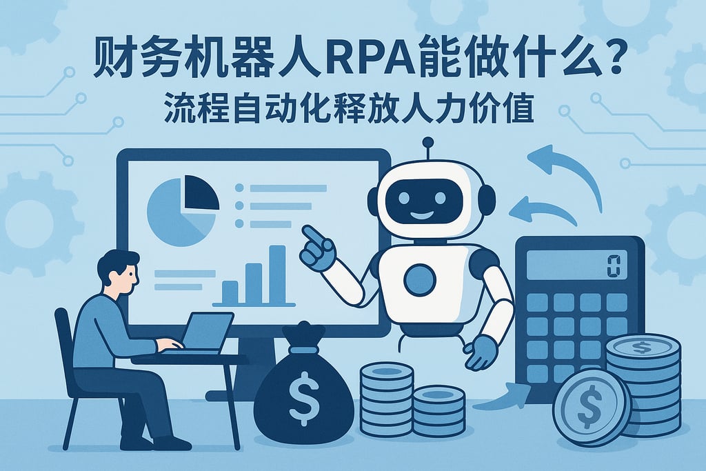 财务机器人RPA能做什么？流程自动化释放人力价值