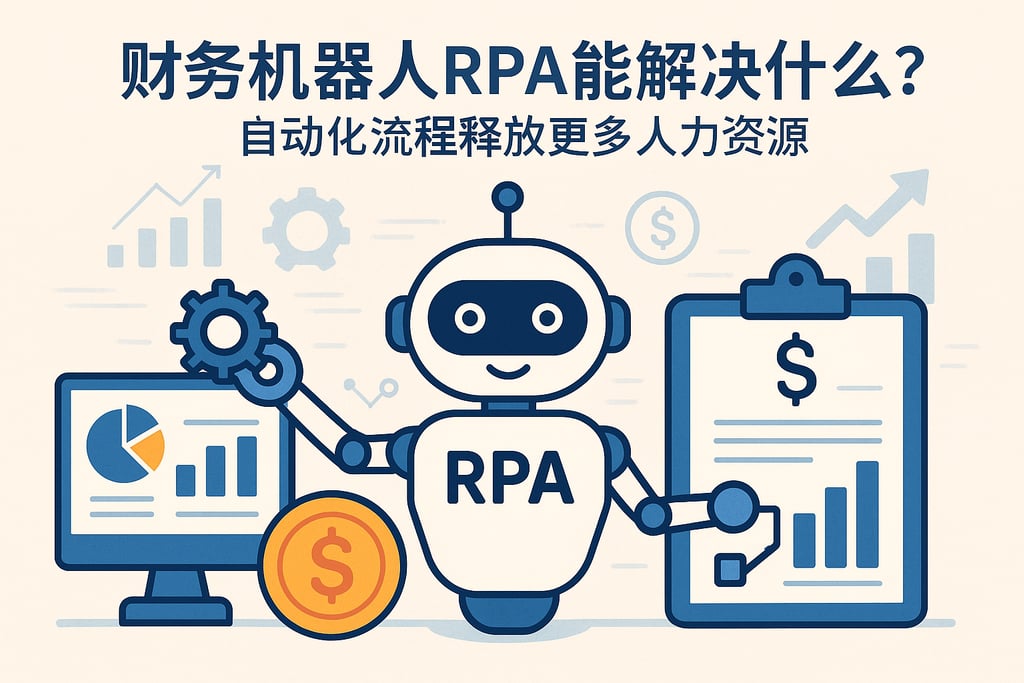 财务机器人RPA能解决什么？自动化流程释放更多人力资源