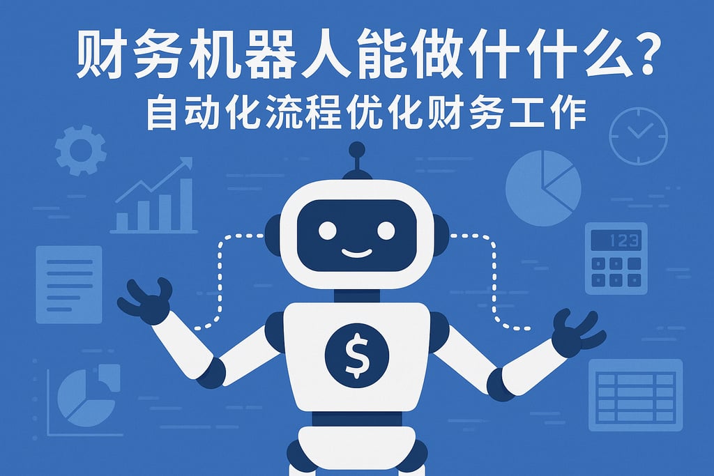 财务机器人能做些什么？自动化流程优化财务工作