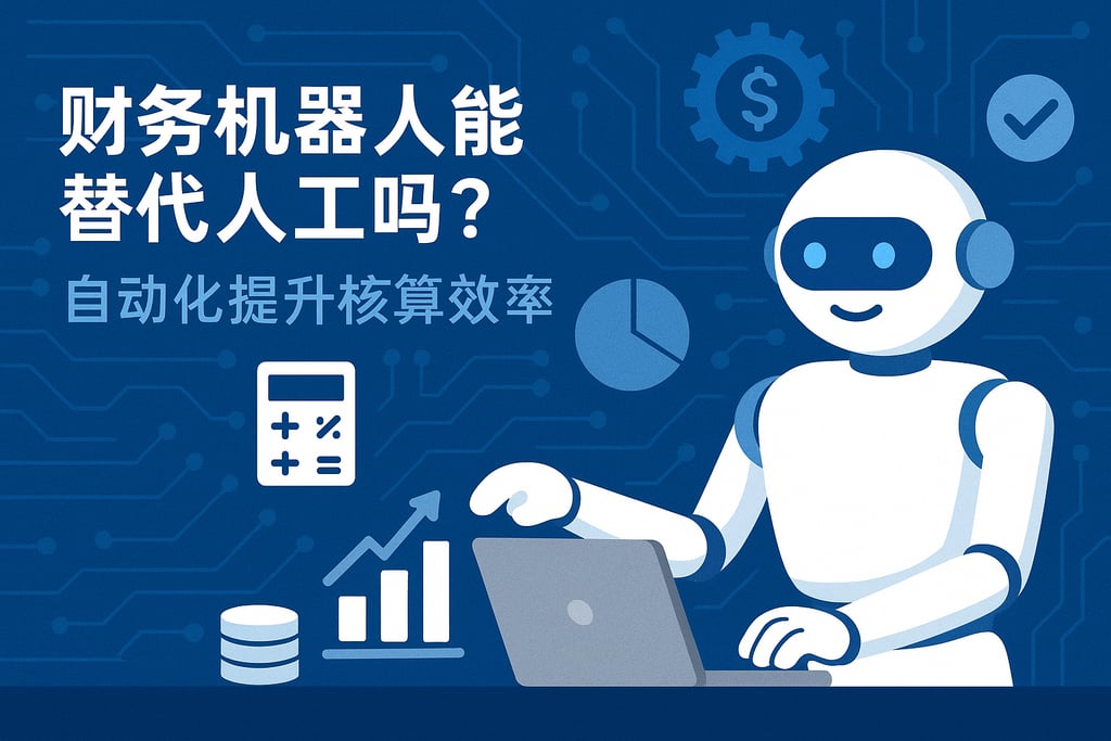 财务机器人能替代人工吗？自动化提升核算效率