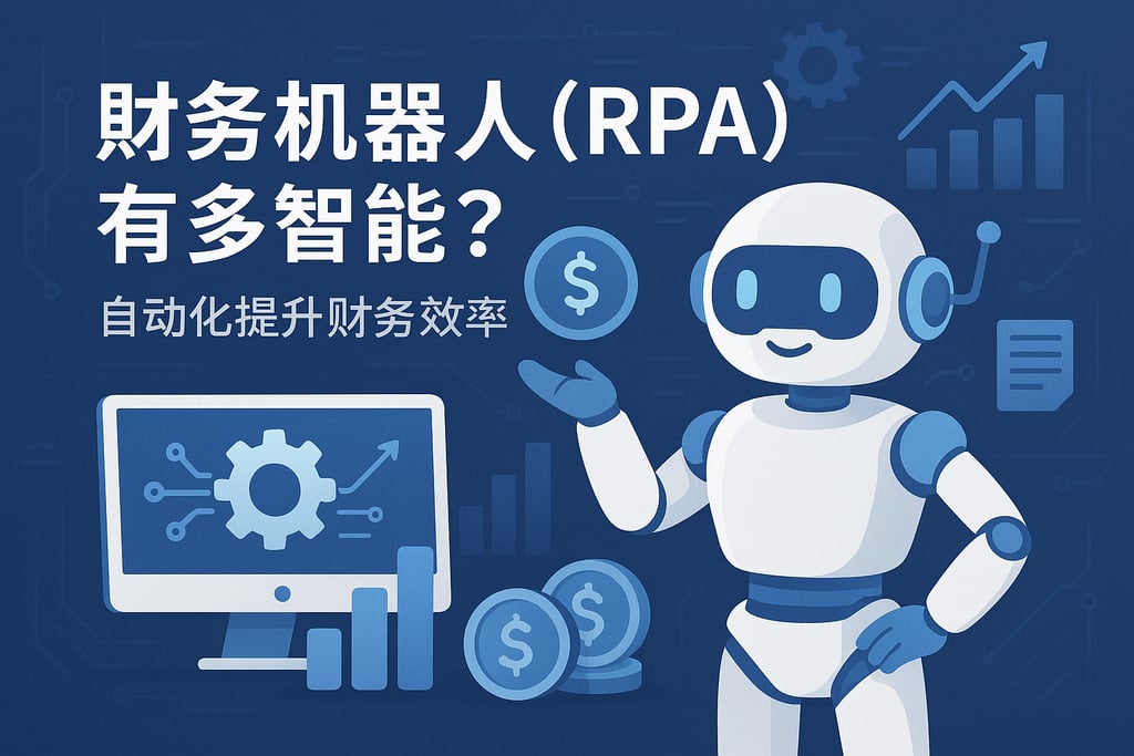 财务机器人（RPA）有多智能？自动化提升财务效率
