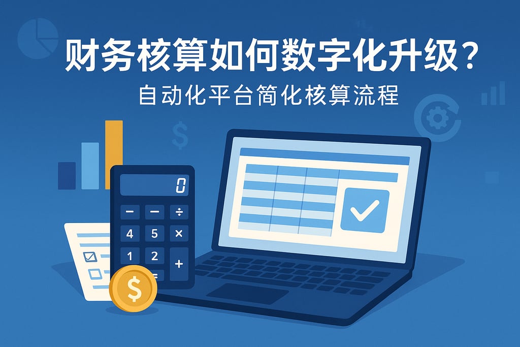 财务核算如何数字化升级？自动化平台简化核算流程