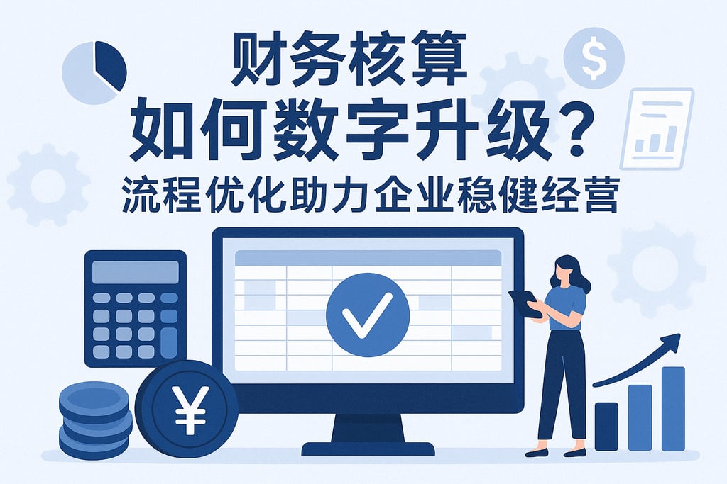 财务核算如何数字升级？流程优化助力企业稳健经营