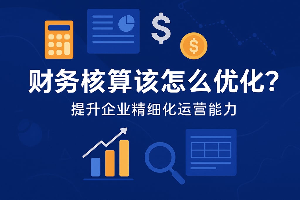 财务核算该怎么优化？提升企业精细化运营能力