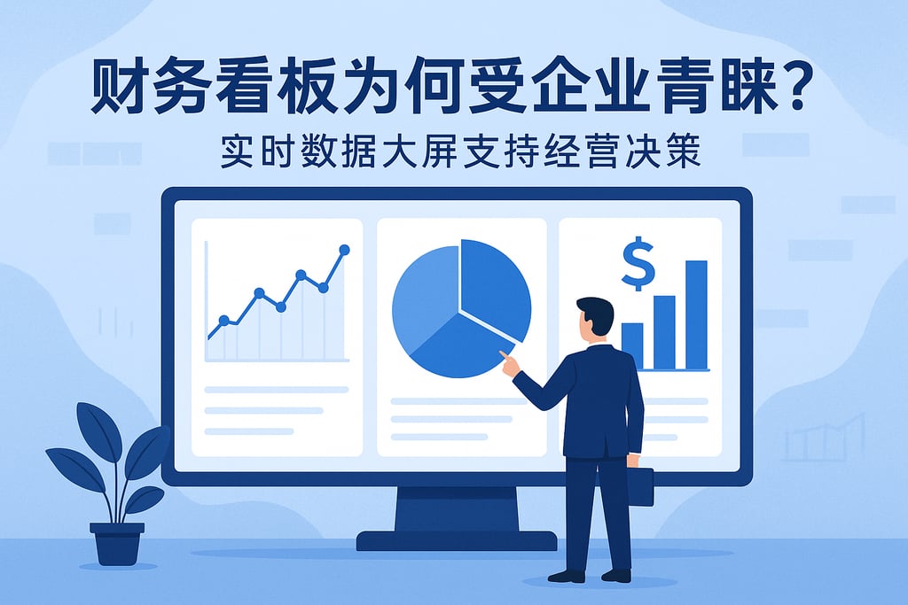 财务看板为何受企业青睐？实时数据大屏支持经营决策