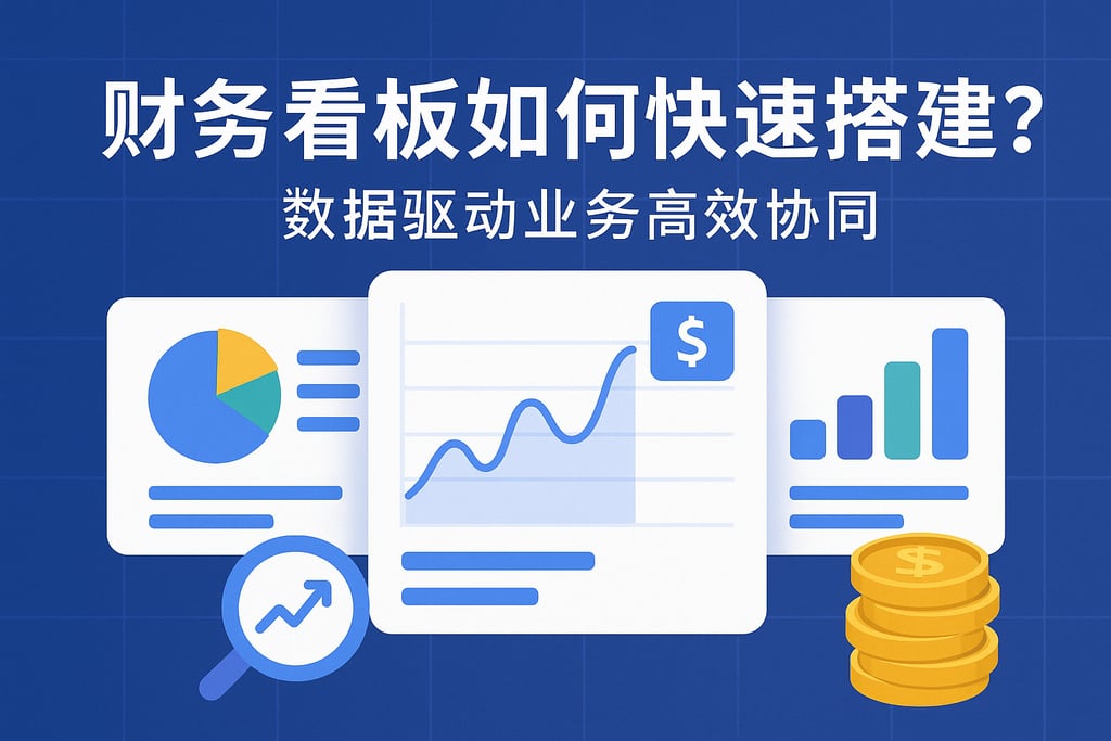 财务看板如何快速搭建？数据驱动业务高效协同