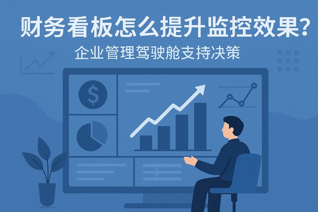 财务看板怎么提升监控效果？企业管理驾驶舱支持决策