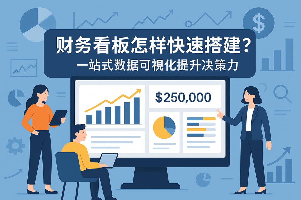 财务看板怎样快速搭建？一站式数据可视化提升决策力