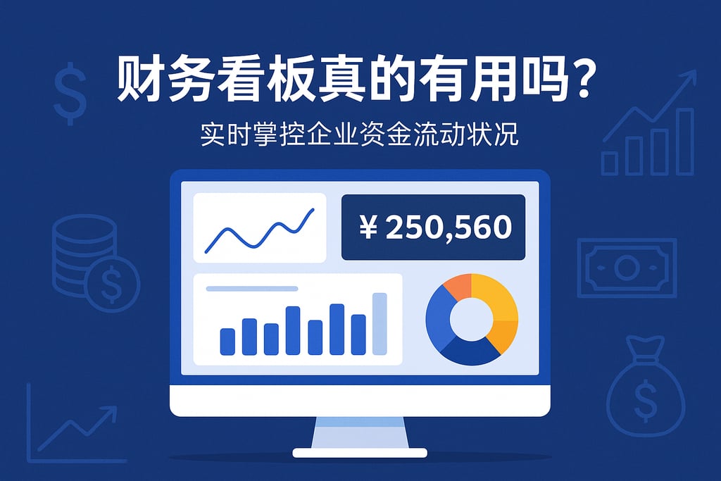财务看板真的有用吗？实时掌控企业资金流动状况