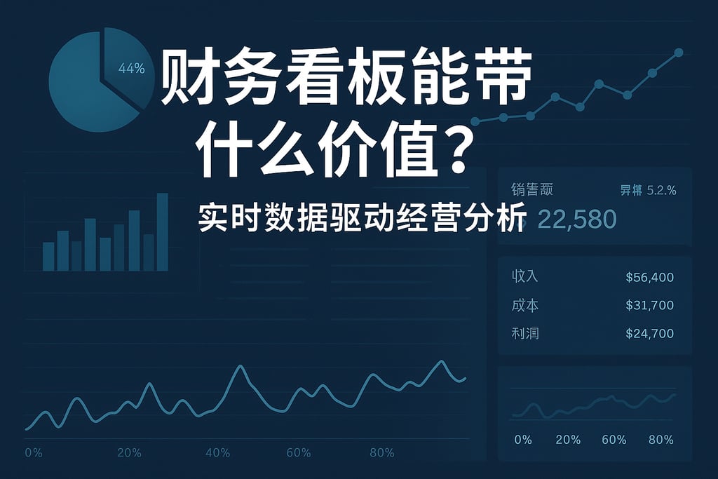 财务看板能带来什么价值？实时数据驱动经营分析