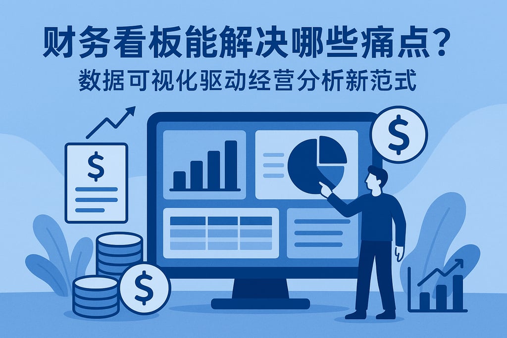 财务看板能解决哪些痛点？数据可视化驱动经营分析新范式