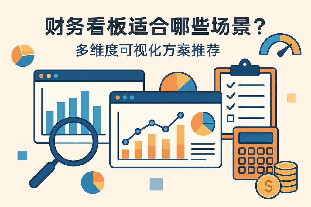 财务看板适合哪些场景？多维度可视化方案推荐