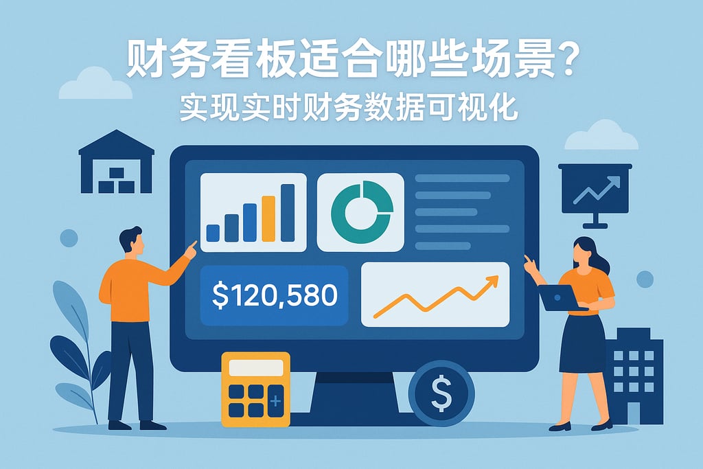 财务看板适合哪些场景？实现实时财务数据可视化方案