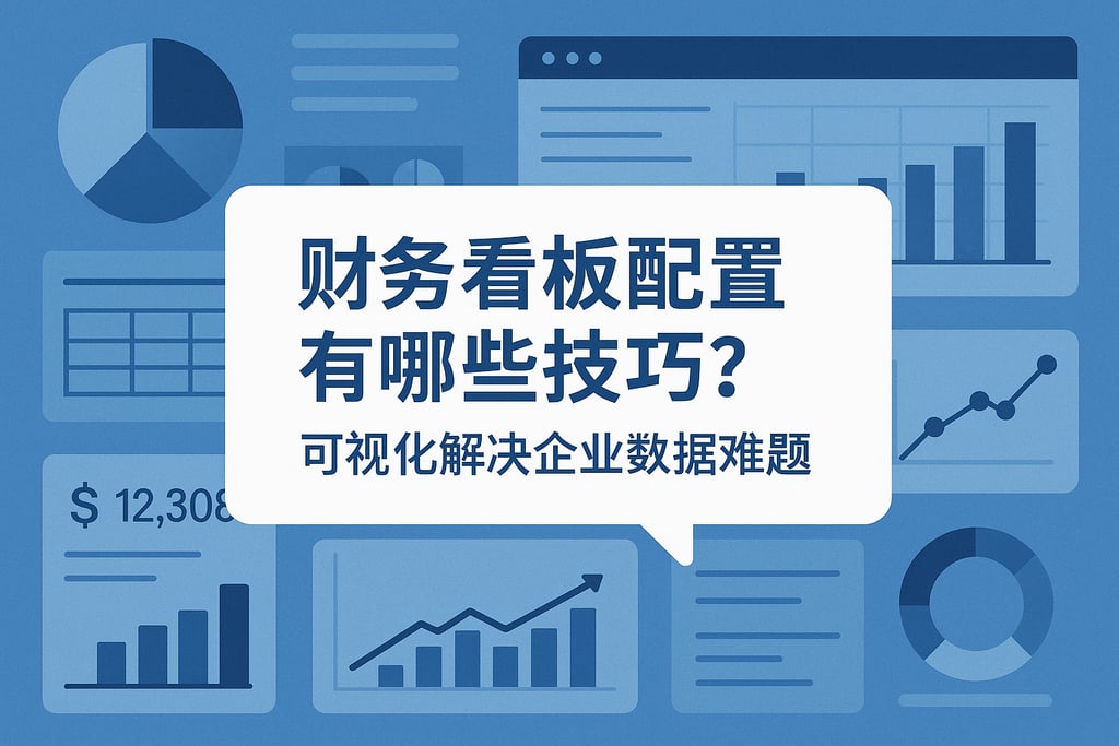 财务看板配置有哪些技巧？可视化解决企业数据难题