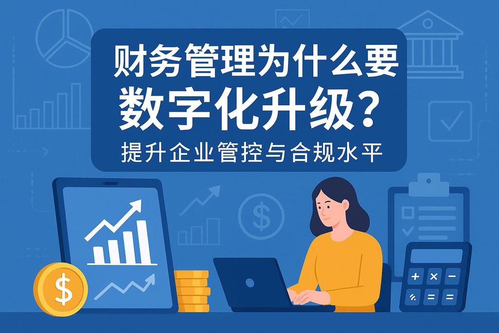 财务管理为什么要数字化升级？提升企业管控与合规水平