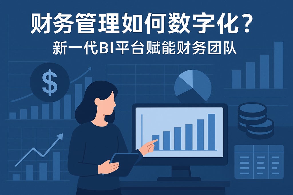 财务管理如何数字化？新一代BI平台赋能财务团队