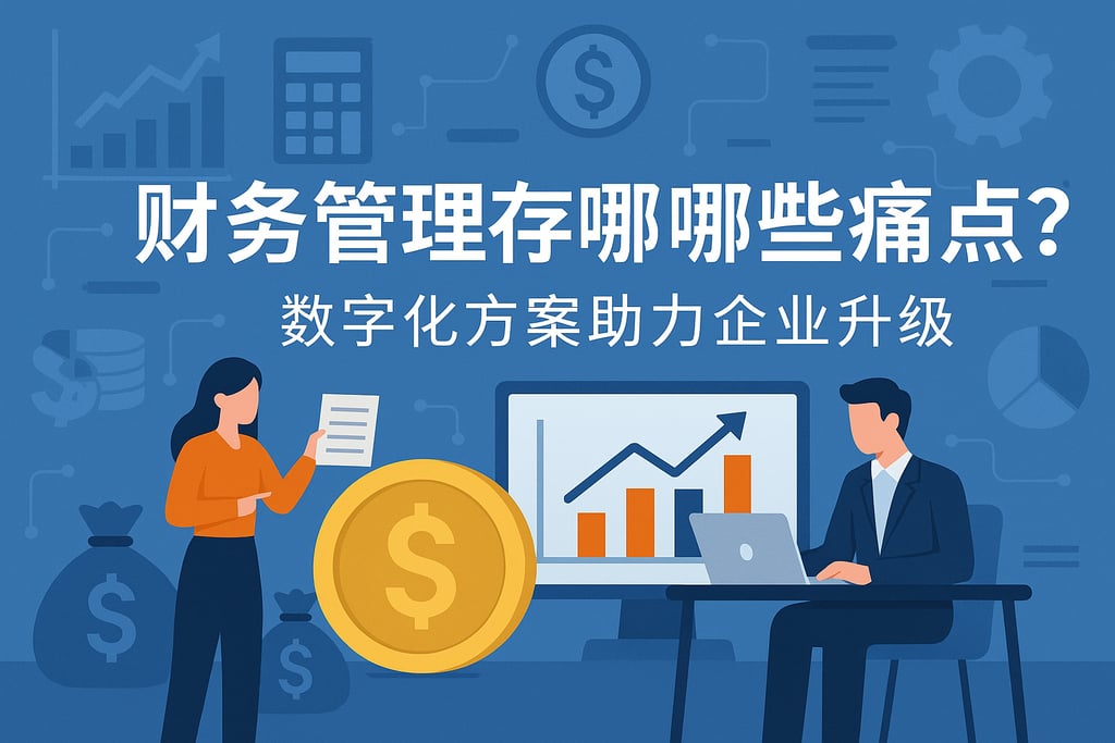 财务管理存在哪些痛点？数字化方案助力企业升级