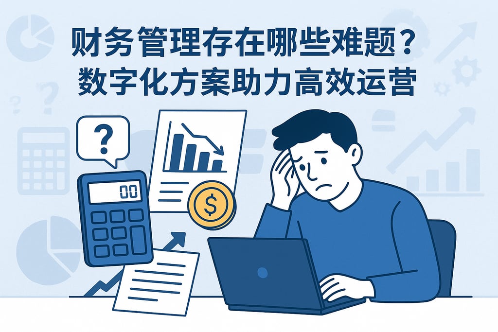 财务管理存在哪些难题？数字化方案助力高效运营