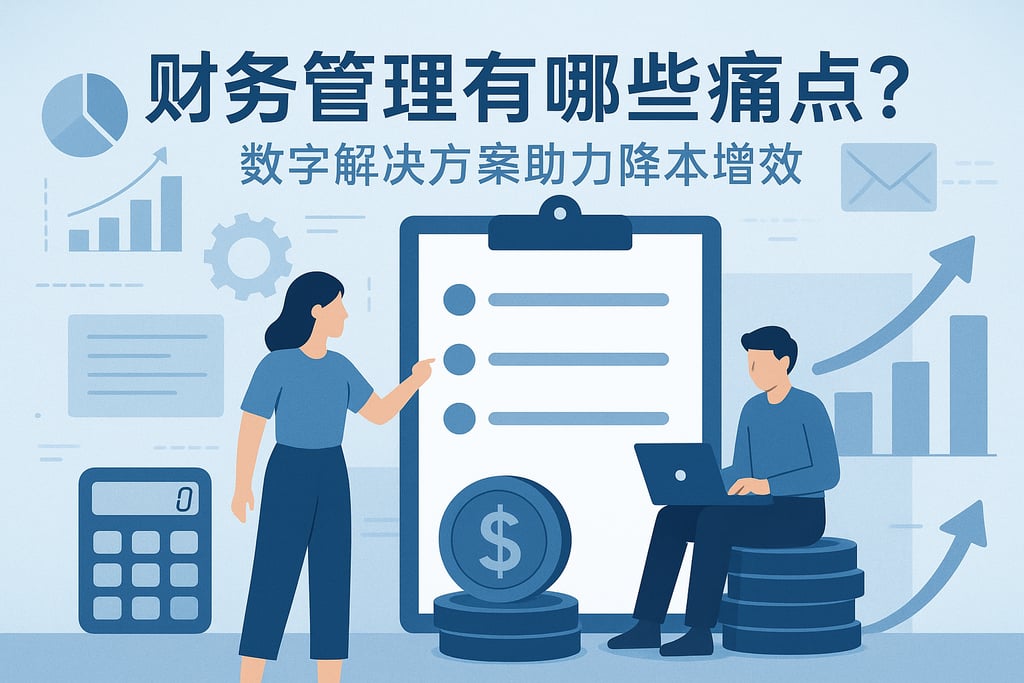 财务管理有哪些痛点？数字解决方案助力降本增效